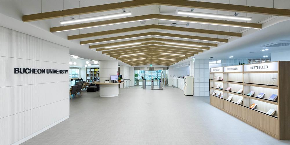 Thư viện trường đại học Bucheon Hàn Quốc 