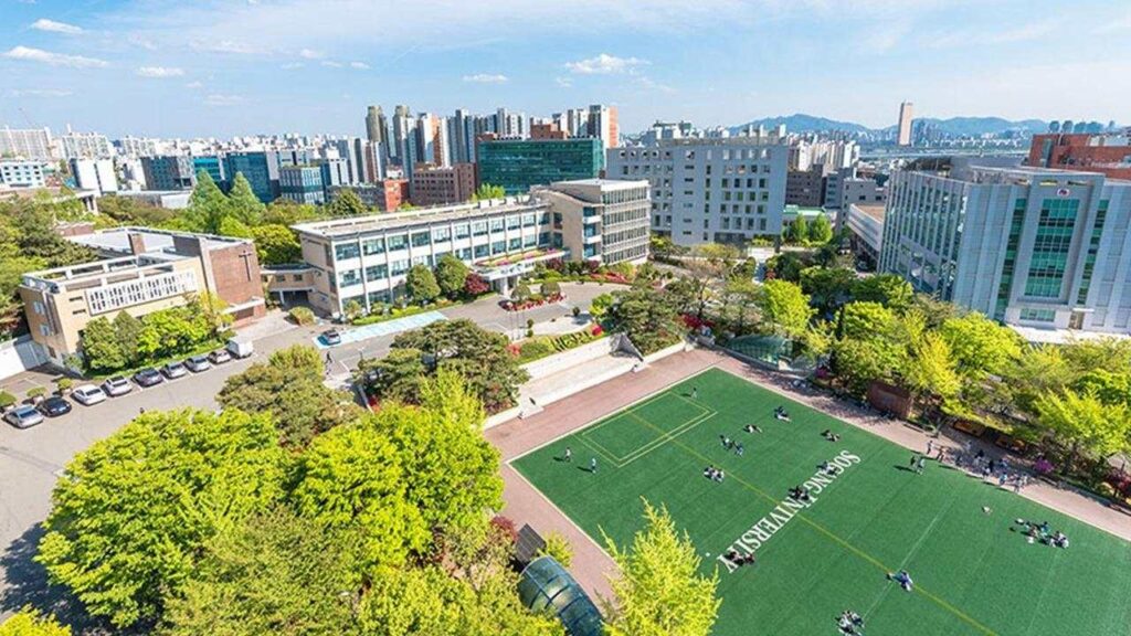 Cảnh quan trường đại học Sogang Hàn Quốc 
