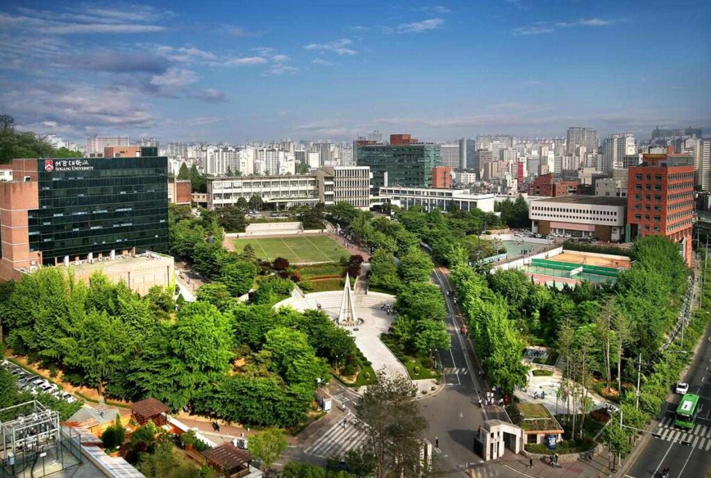 Khuôn viên đại học Sogang Hàn Quốc 