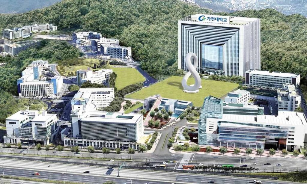 Khuôn viên trường đại học Gachon Hàn Quốc