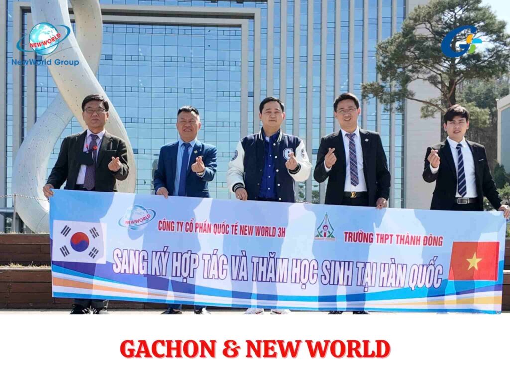 New World tới thăm và làm việc cùng trường đại học Gachon Hàn Quốc