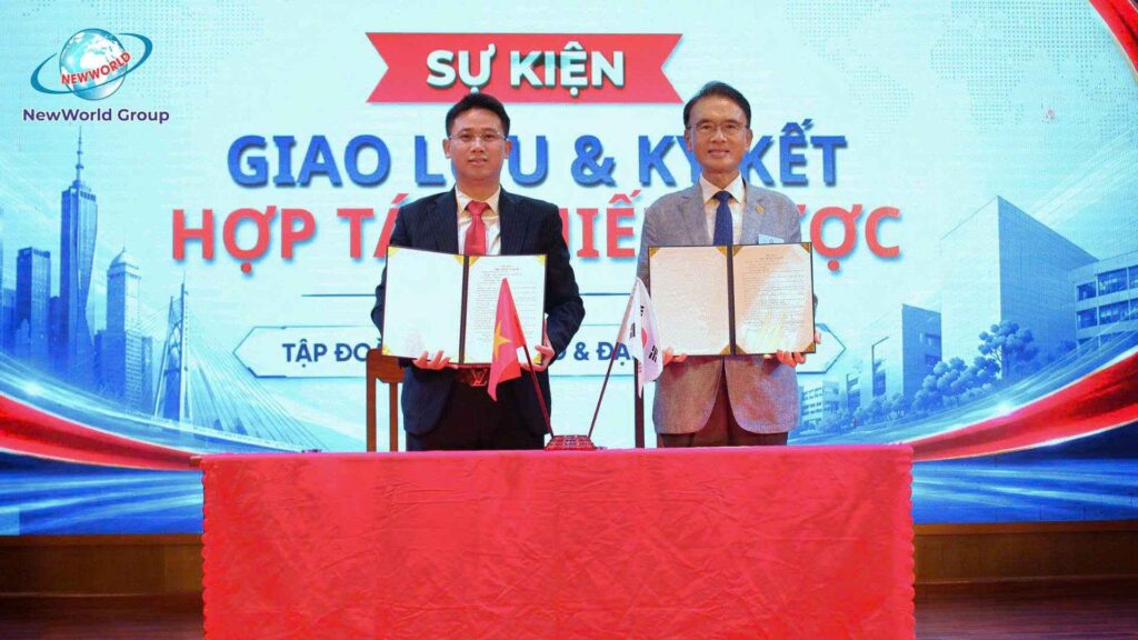 New World ký kết là đối tác chiến lược của trường đại học Hannam Hàn Quốc