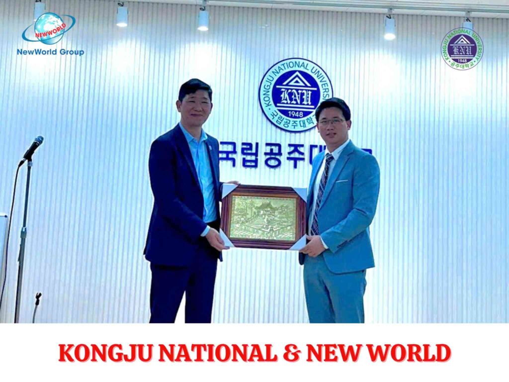 New World tới thăm và làm việc cùng trường đại học Kongju Hàn Quốc 