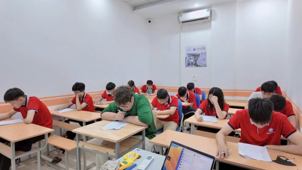 Lớp đào tạo tiếng tại new world trước khi sang trường đại học Kongju Hàn Quốc 