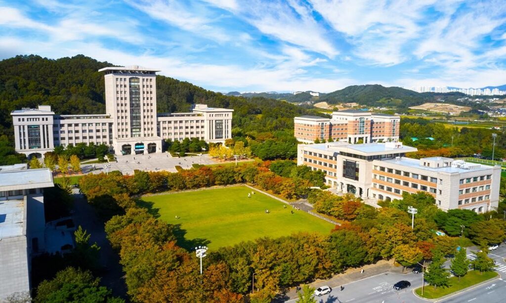 Khuôn viên trường đại học Sunmoon Hàn Quốc 