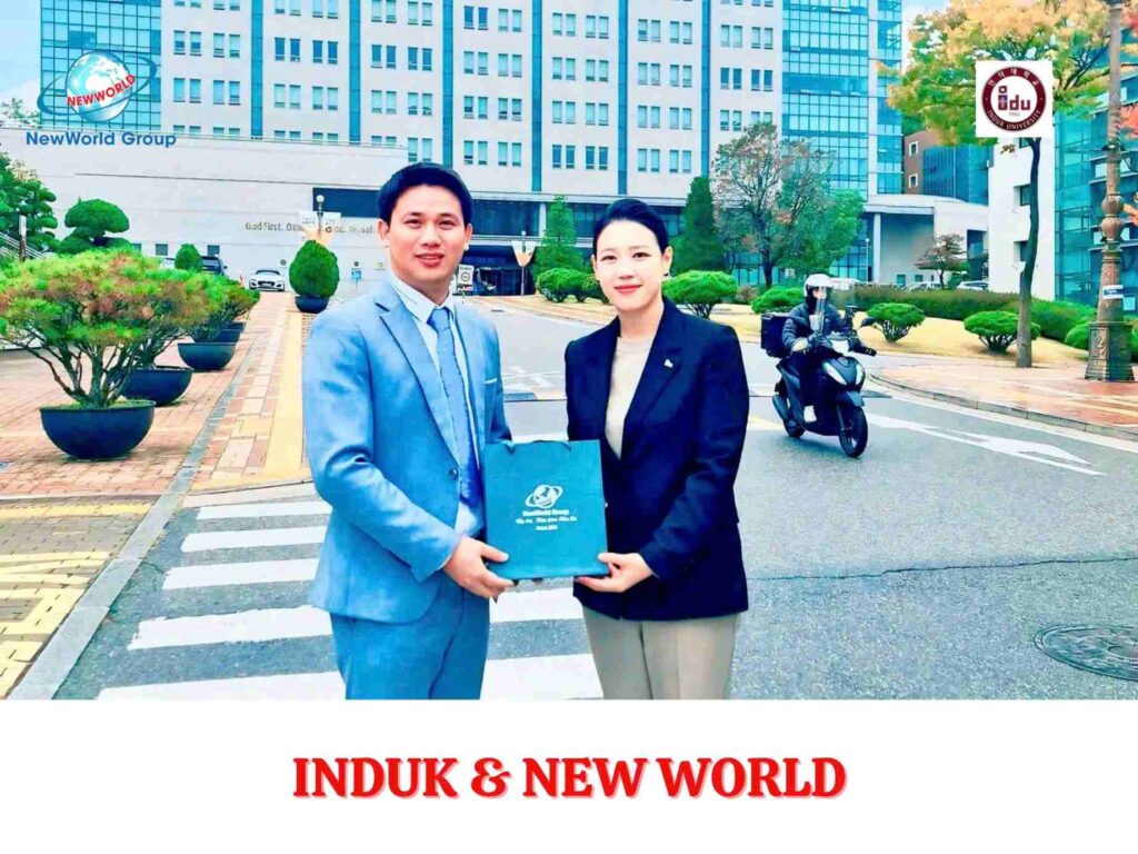 New World tới thăm và làm việc cùng đại học Induk Hàn Quốc
